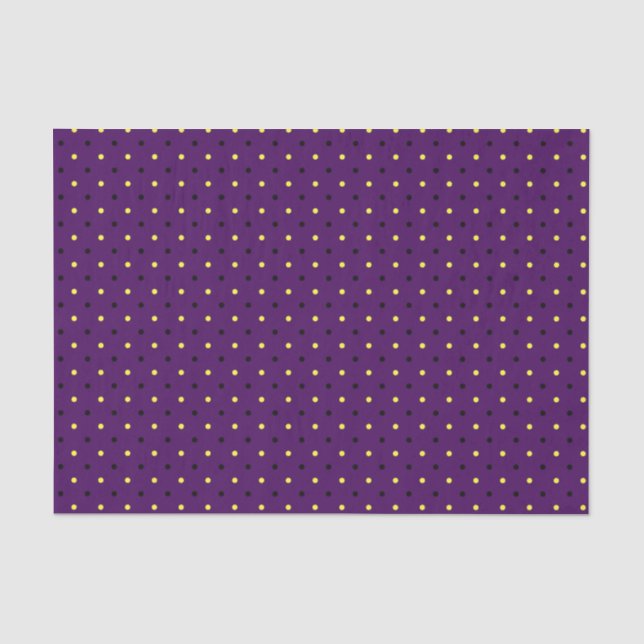 Lila & Multi Mini Polka Dots 02 Seidenpapier (Vorderseite)