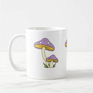 Lila Mushroom-Kaffee-Tasse Kaffeetasse