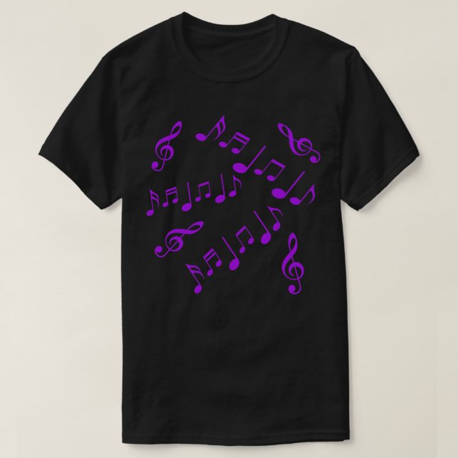 Lila Musikereignisse T-Shirt (Design vorne)