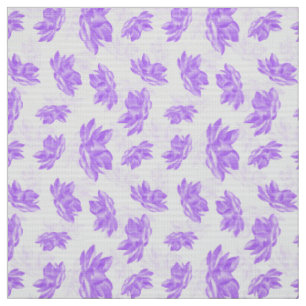 Lila Muster der Lotus-Blume Stoff