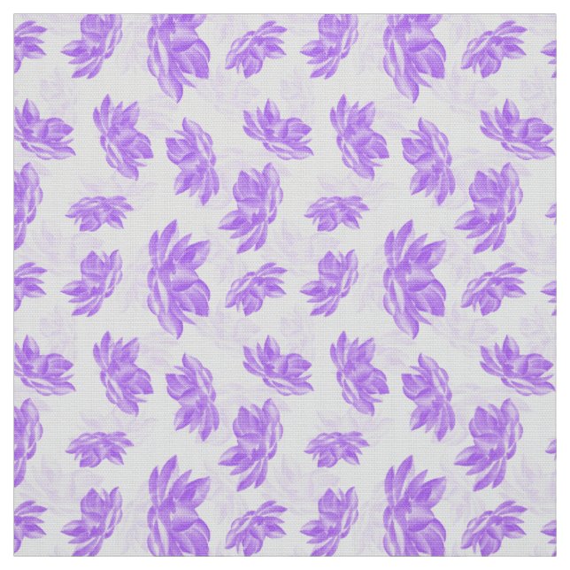 Lila Muster der Lotus-Blume Stoff (Muster)