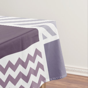 Lila Muster Tischdecke