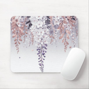 Lila Mystical Wisteria Drift Mousepad