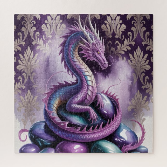 Lila-mystischer Drache Gothic (Vertikal)
