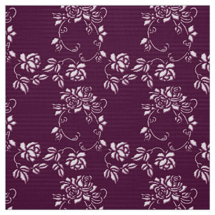 lila nahtloses mit Blumenmuster Stoff