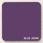 Lila Name von Blue John Getränkeuntersetzer<br><div class="desc">Lila Name von Blue John</div>