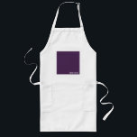 Lila Name von Blue John Lange Schürze<br><div class="desc">Lila Name von Blue John</div>