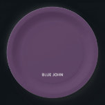 Lila Name von Blue John Pappteller<br><div class="desc">Lila Name von Blue John</div>