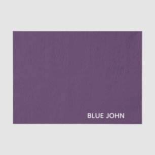 Lila Name von Blue John Seidenpapier