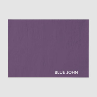 Lila Name von Blue John Seidenpapier