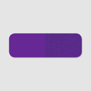 Lila Namensmarke für Matte & Glitzer - Anpassen Namensschild