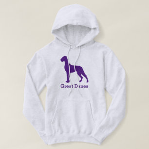 Lila Natur Great Dane Hoodie