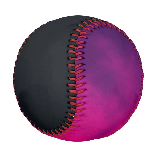 Lila Neon-Baseball Baseball (Schrägansicht)