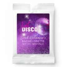 Lila Neon Pink Letzte Disco Junggeselinnen-Abschie