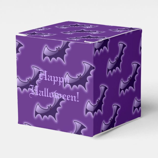 Lila Night Wats Cube Fevor Box Geschenkschachtel (Vorderseite)