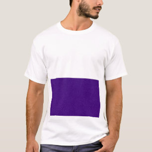 Lila Noise-Graphic-T-Shirt mit niedrigem Mittelwer T-Shirt
