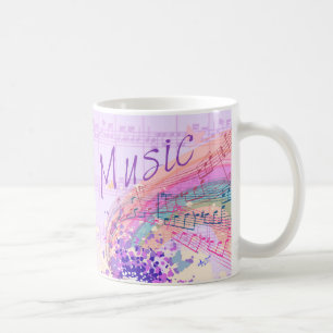Lila Notenkolorsplash-Tasse Kaffeetasse