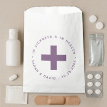 Lila Notfallkit für Kranken und Gesundheit