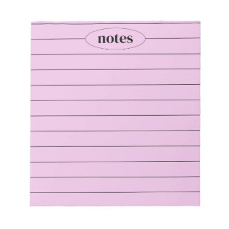 Lila Notizen Sleek & Moderne Stationierung Notizblock