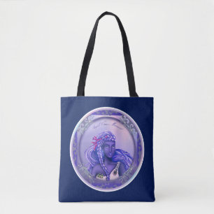 Lila Ocean Mermaid Tote Bag Tasche