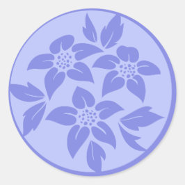 Lila oder Lavendel-Umschlag Aufkleber / Geschenkta