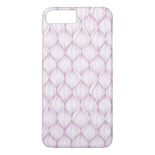Lila ogee stripes Musterhintergrund Case-Mate iPhone Hülle
