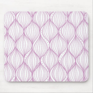 Lila ogee stripes Musterhintergrund Mousepad