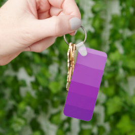 Lila Ombre Anpassbarer Schlüsselanhänger