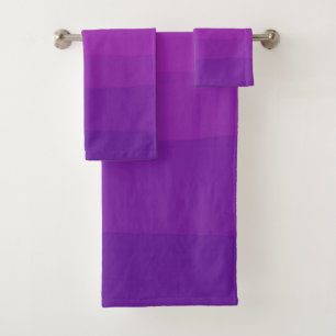 Lila Ombre Bad-Tuch-Set Badhandtuch Set