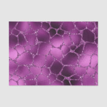 Lila Ombre Glam Glitzer Giraffe Spots Muster