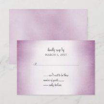 lila ombre Hochzeitseinladung uAwg