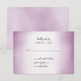 lila ombre Hochzeitseinladung uAwg Einladung