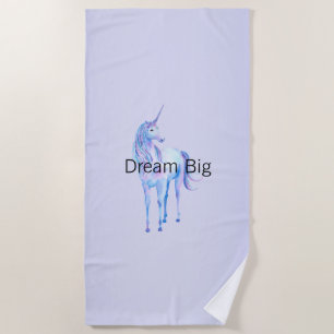 Lila Ombre Magical Unicorn Strandtuch
