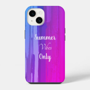 Lila Ombre Sommer Stimmung iPhone 14 Hülle