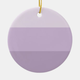 Lila Ombre Streifen Keramik Ornament