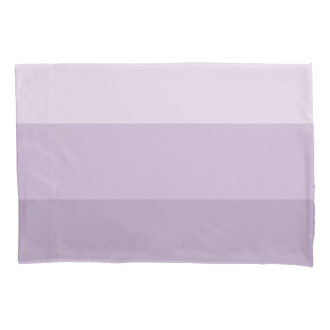 Lila Ombre Streifen Kissenbezug (Vorderseite-Links)