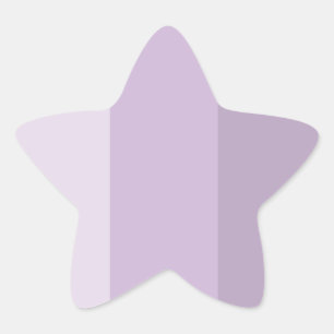 Lila Ombre Streifen Stern-Aufkleber