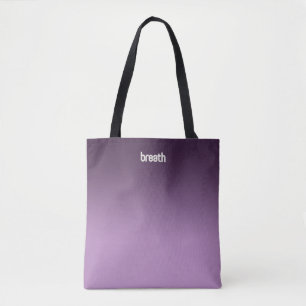 Lila Ombre Tote Bag - Weicher Farbton, starker Gei Tasche