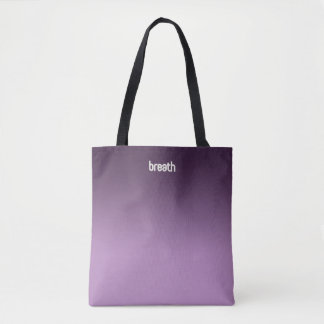 Lila Ombre Tote Bag - Weicher Farbton, starker Gei Tasche