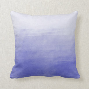Lila Ombre Watercolor Kissen