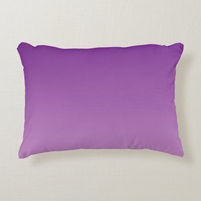 "Lila Ombre" Zierkissen (Vorderseite)