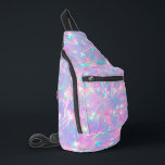 lila Opal-inspiriert Textur Crossbody Bag<br><div class="desc">opal inspiriert Backenbeutel</div>