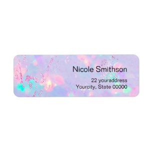 lila opale Hintergrundetiketten