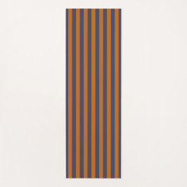 Lila Orange Streifen Muster Yogamatte