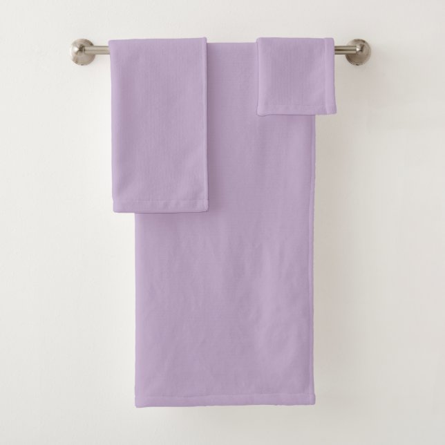 Lila Orchid-Blütenfarbe Badhandtuch Set (Insitu)