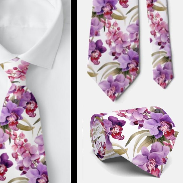 Lila Orchid Krawatte (Von Creator hochgeladen)