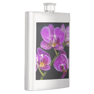 Lila Orchidee Flachmann