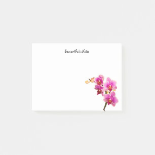 Lila Orchideen-Post-it-Notizen Post-it Klebezettel