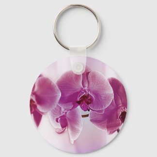 Lila Orchideen Schlüsselanhänger