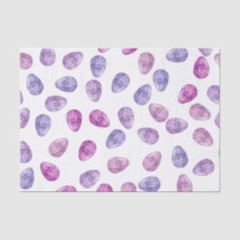 LILA OSTEREIER AUS BLAUEM PLUM SEIDENPAPIER